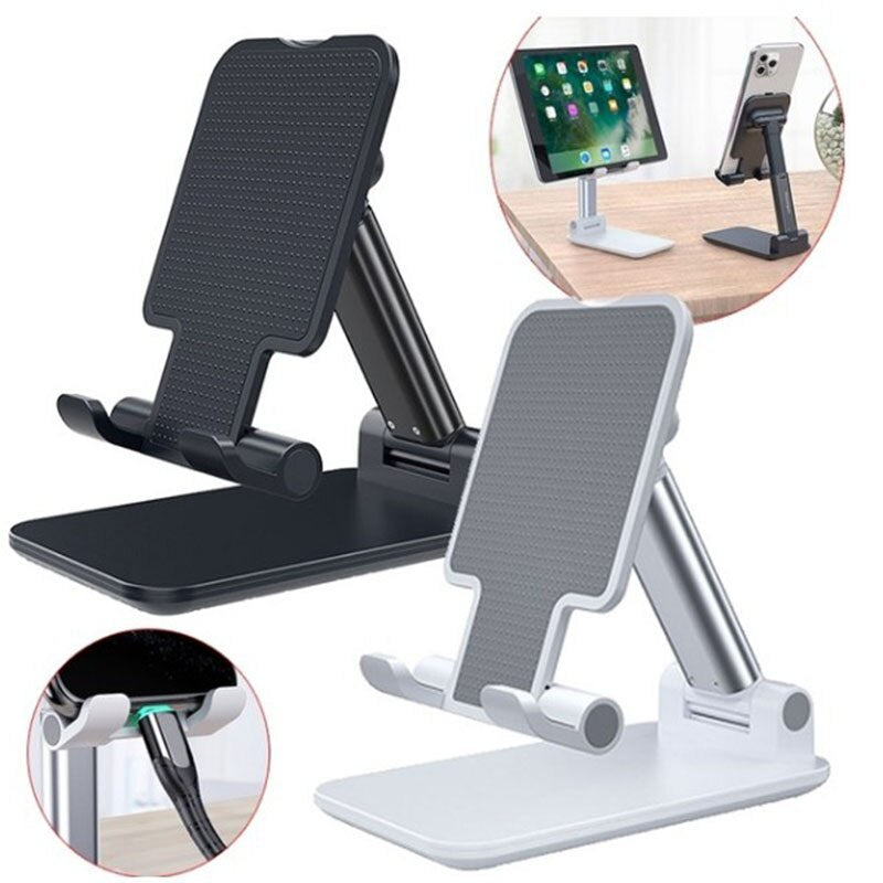 Metal Desktop Tablet Holder Table Cell Foldable Extend Support Desk Mobile Phone Holder Stand For iPhone iPad Adjustable Swift Shop USA