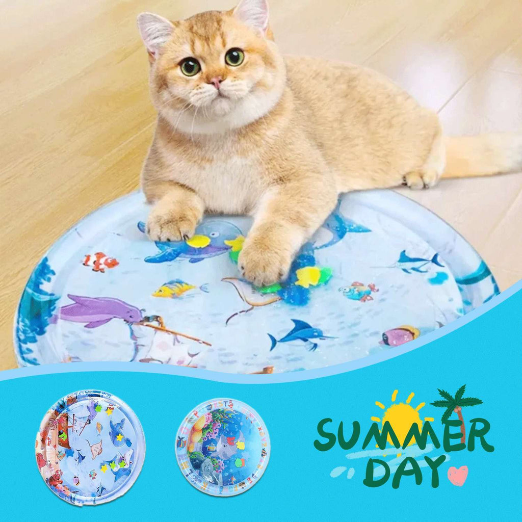 Summer Cooling Pet Water Bed Cushion Ice Pad Dog Sleeping Square Mat For Puppy Dogs Cats Pet Kennel Cool Cold SwiftShop